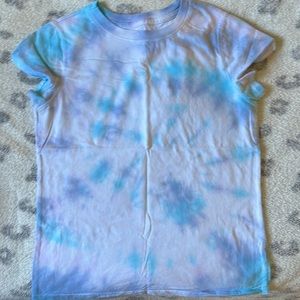 Universal Thread Blue/Turquoise Tie Dye T-Shirt Size XS